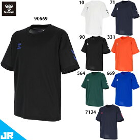 ヒュンメル JR ワンポイントTシャツ ジュニア用 半袖 プラクティスシャツ hummel HJY2139
