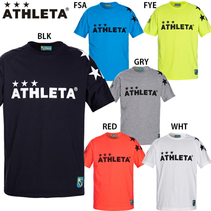 アスレタ ビッグロゴ Tシャツ サッカー フットサル Tシャツ 半袖 ATHLETA 03351 フットボールパーク 
