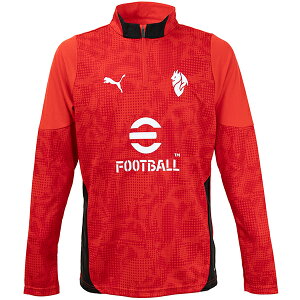 プーマ 25-26 ACM ACミラン TR 1/4 ジップトップ 大人用 サッカー トレーニングトップ puma 782363-01