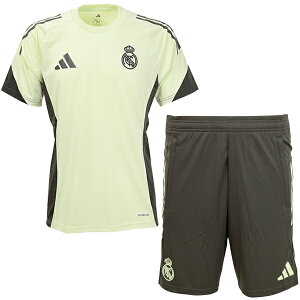 アディダス 25-26 レアル・マドリード トレーニングジャージー&ショーツ 大人用 サッカー プラクティス上下セット adidas KPE62-JP3977/KPE70-JP3992