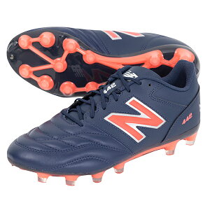 ニューバランス 442 TEAM HG V2 大人用 サッカースパイク NewBalance MS42HMP2-2E-NAVY/RED