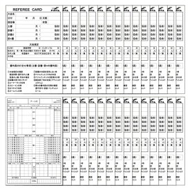 Finta（フィンタ）レフリー記録用紙（30枚セット） メール便送料無料 FT5988