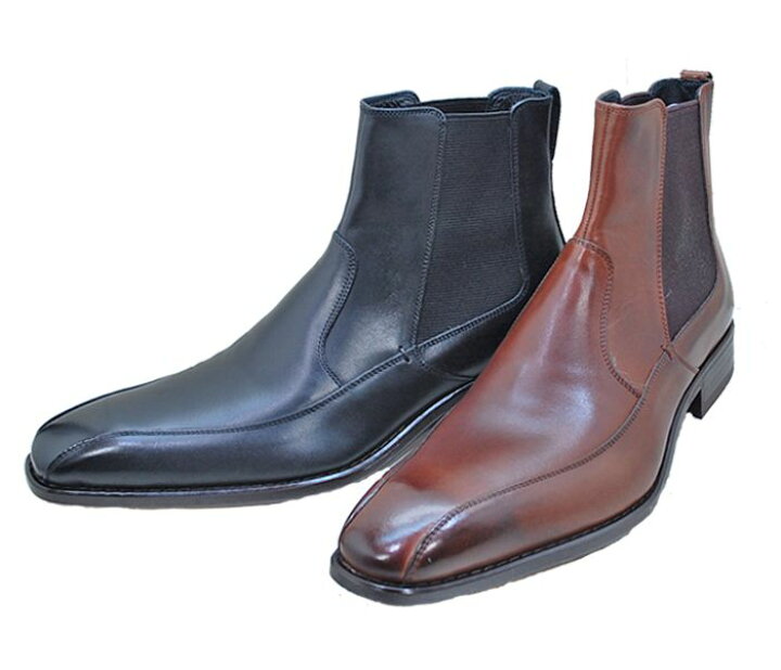 楽天市場 10 1限定全品5 Offクーポン メンズ ブーツ フォーマル カジュアル 日本製 国産 本革 牛革 おしゃれ かっこいい Ty 546 防寒 ビジネスシューズ サイドゴアブーツ 紳士靴 ドレスシューズ アンクルブーツ 黒 茶色 ブラック ブラウン 革靴 履きやすい スーツ