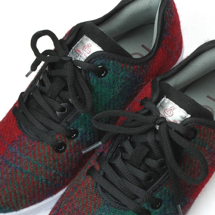 楽天市場 1 5限定全品5 Offクーポン ハリスツイード レディース スニーカー Harris Tweed 3 0cmヒール おしゃれ かわいい チェック スエード レディース 靴 秋 冬 1811 E はきもの広場