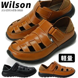 メンズサンダル Wilson ウィルソン 3610 カジュアル コンフォート 軽量 靴【1701】