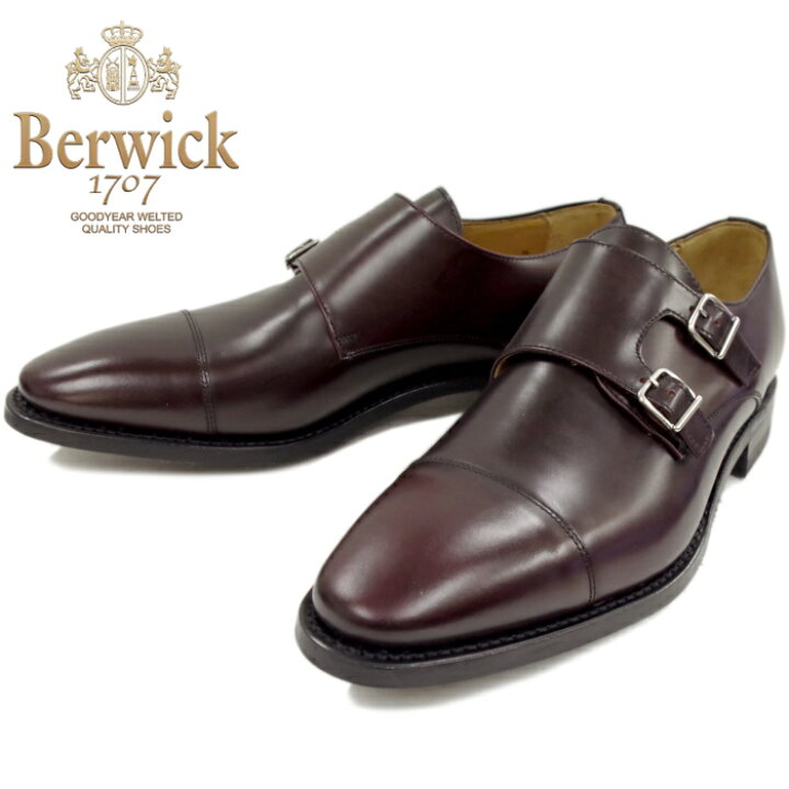 楽天市場】○○ Berwick 靴 バーウィック ダブルモンクストラップ 