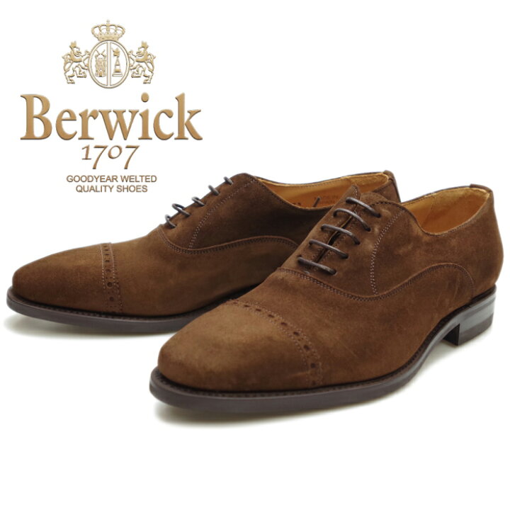 楽天市場】○○ Berwick 靴 バーウィック ストレートチップシューズ 