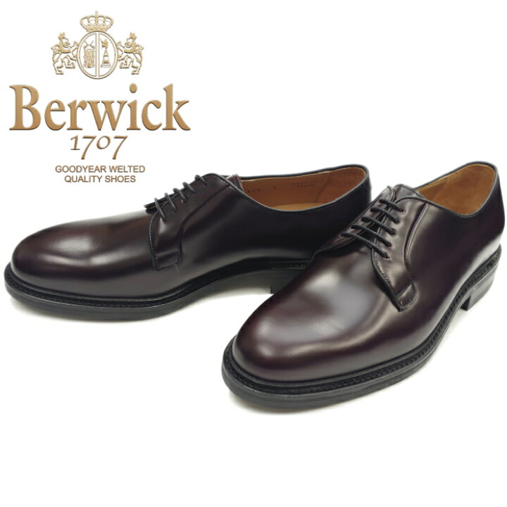 楽天市場】○○ Berwick 靴 バーウィック プレーントゥシューズ 4406 