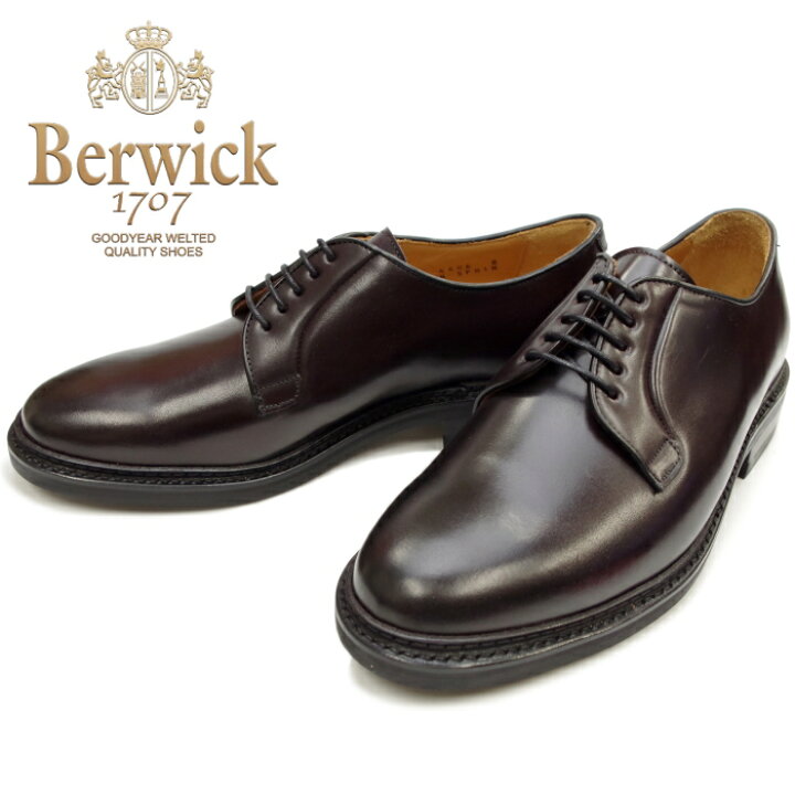 楽天市場】○○ Berwick 靴 バーウィック プレーントゥシューズ 4406 