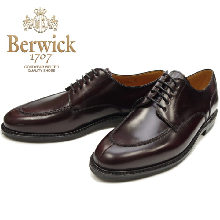 楽天市場】○○ Berwick 靴 バーウィック Uチップシューズ 4558 バー 