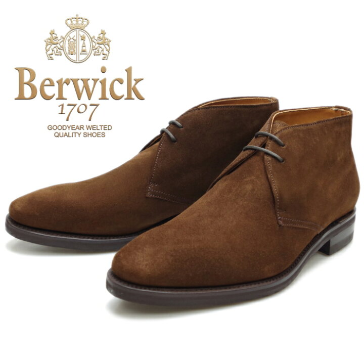 楽天市場】○○ Berwick 靴 バーウィック スエード チャッカブーツ 849 