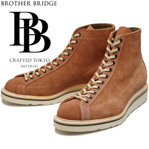 ブラザーブリッジ ヘンリー BROTHER BRIDGE HENRY BBB-S009 CHERRY BLOSSOM SUEDE チェリーブロッサムスエード ラインマンブーツ メンズ 本革 モンキーブーツ ワークブーツ 日本製 2023春夏新作 送料無料 【
