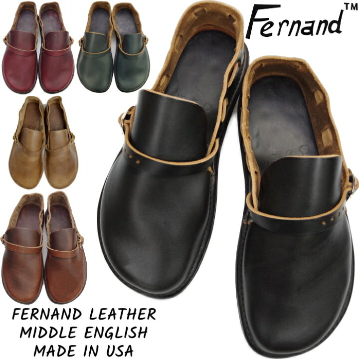 楽天市場】FERNAND LEATHER MIDDLE ENGLISH フェルナンドレザー ミドル  