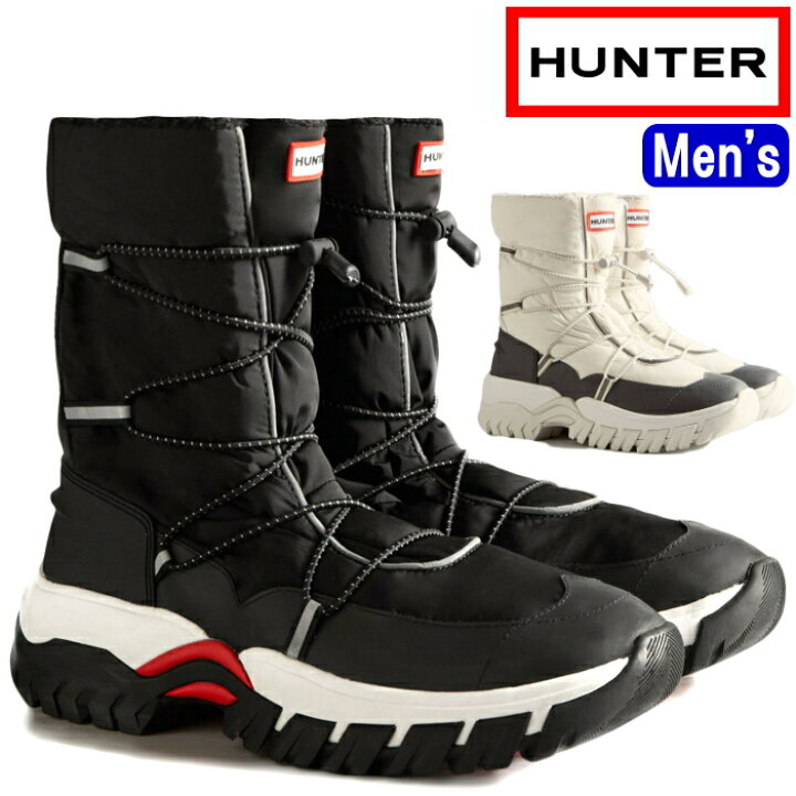 楽天市場】○○ HUNTER 正規品 ハンター スノーブーツ ショート 