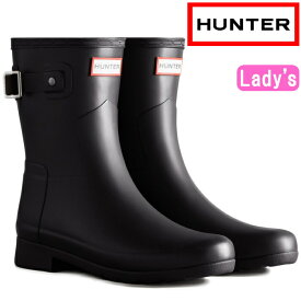 【楽天スーパーSALEポイントアップ5倍】 HUNTER 国内正規品 ンター レインブーツ ショート レディース WFS2200RMA WOMENS REFINED SLIM FIT SHORT WELLINGTON BOOTS リファインド スリム フィット ウェリントン ブーツ 長靴 防水 ラバーブーツ ロングブーツ 送料無料