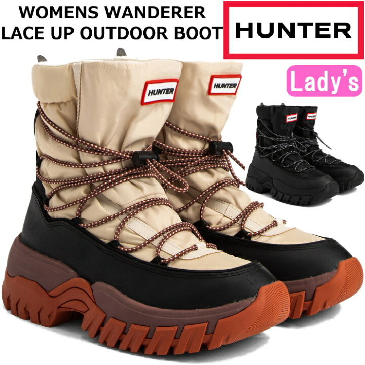 楽天市場】HUNTER 正規品 ハンター スノーブーツ ショート WFS2251NYL 
