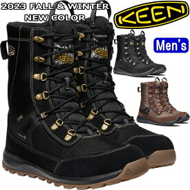 【楽天スーパーSALEポイントアップ5倍】 KEEN GLIESER TALL WP キーン グリーザー スノーブーツ ウォータープルーフ レースアップブーツ レインブーツ メンズ 本革 ウィンターブーツ 長靴 防水 防寒 雪 雨靴 雪寒地対応 アウトドア キャンプ 正規品 送料無料 2023秋冬新作