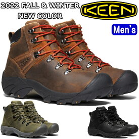 KEEN PYRENEES キーン ピレニーズ マウンテンブーツ メンズ ブーツ レザー 本革 アウトドアシューズ トレッキングシューズ 防水 ハイキングシューズ ウォータープルーフ キャンプ アウトドア 正規品 送料無料 2022秋冬新作