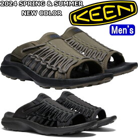 【お買い物マラソンポイントアップ5倍】 KEEN UNEEK SNK SLIDE キーン ユニーク 正規品 スポーツサンダル メンズ アウトドア サンダル スライドサンダル ビーチサンダル キャンプ スニーカー カジュアル スリッポン タウンユース スポーツ 海 川 山 送料無料 2024春夏新作