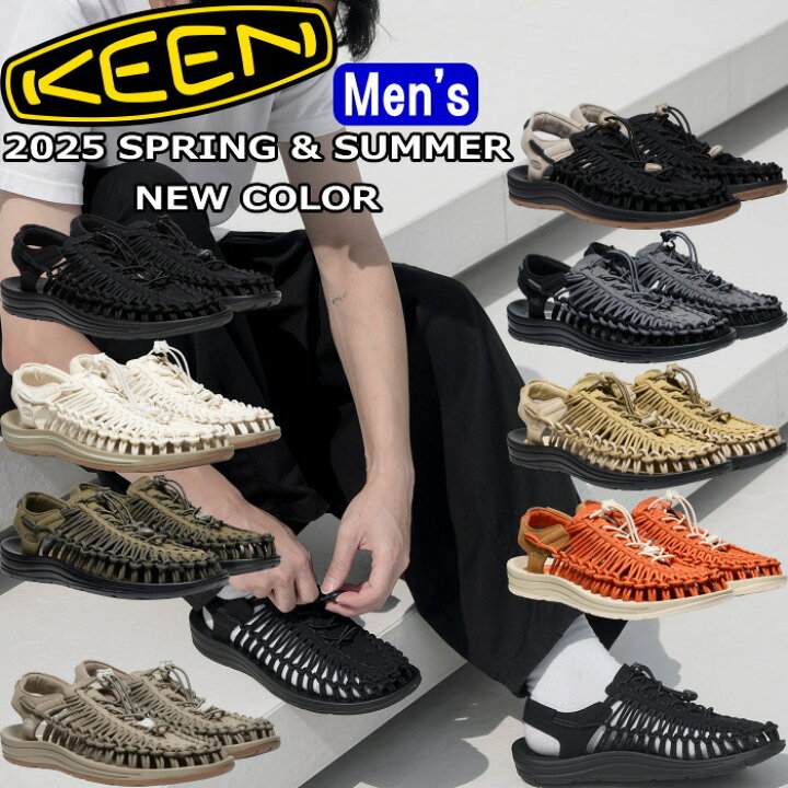 楽天市場】KEEN UNEEK キーン ユニーク スポーツサンダル メンズ 