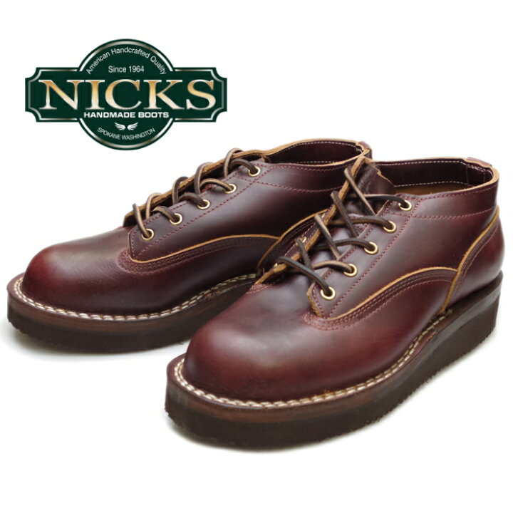 楽天市場】○○ NICKS BOOTS LACE TO TOE OX ニックスブーツ バー 