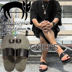 【SALE：20％OFF】 JUTTA NEUMANN Island Edition ユッタニューマン アイランド エディション CAICOS レザーサンダル トングサンダル サンダル メンズ 靴 レザー アウトドア キャンプ 夏 海 LEATHER SANDAL アメリカ製 送料無料 12時までは当日配送