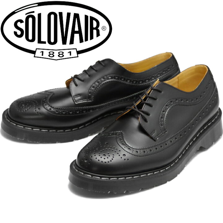 楽天市場】【SALE：30％OFF】 SOLOVAIR AMERICAN BROGUE SHOE  