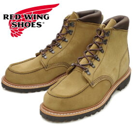 RED WING 2926 SAWMILL レッドウィング ソーミル ［Olive "Mohave" Roughout］ オリーブ モハヴェ ラフアウト モックトゥ ワークブーツ メンズ 本革 レースアップブーツ 2020秋冬新作 送料無料 【交換片道送料無料】