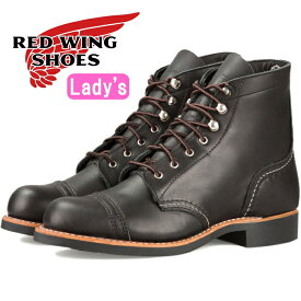 RED WING 3366 レッドウィング ブーツ レディース 本革 ［Black "Boundary"］ IRON RANGE IRON RANGER アイアンレンジャー レースアップブーツ キャップトゥ ブラック バウンダリー ワークブーツ 送料無料 2020春夏新作