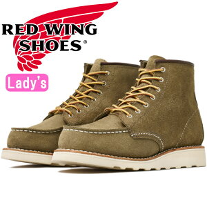 RED WING 3377 bhEBO u[c fB[X {v mOlive "Mohave" Roughoutn 6" Classic Moc I[u nF tAEg NVbN bN [Nu[c ACbVZb^[ AEghA L