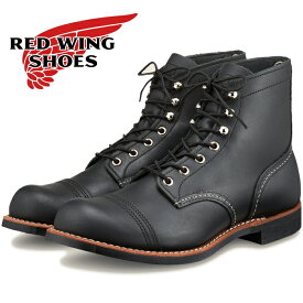 RED WING IRON RANGE IRON RANGER 8084 正規品 レッドウィング アイアンレンジ アイアンレンジャー アイアンレンジャー ［Black "Harness"］ ブーツ メンズ レディース レースアップブーツ キャップトゥ ブラック ハーネス ワークブーツ 送料無料