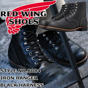 RED WING 8084 Ki bhEBO ACAW[ IRON RANGER IRON RANGE Black "Harness" ubN n[lX ACAW u[c Y {v [Nu[c [XAbvu[c [XAbv 