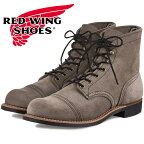 RED WING IRON RANGE IRON RANGER 8087 レッドウィング アイアンレンジ アイアンレンジャー 正規品 ［Slate "Muleskinner"］ ブーツ メンズ レディース レースアップブーツ キャップトゥ スレート ミュールスキナー ワークブーツ 送料無料