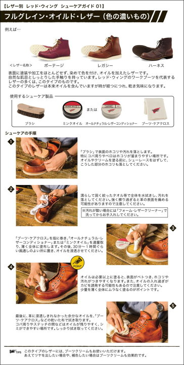 楽天市場】RED WING 国内正規品 純正ケア用品 レッドウィング ワーク
