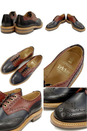 正規品トリッカーズバートンウィングチップTricker'sM7292(ブラックネイビーマロンコマンドソール)フィッテング:5送料無料英国製革レザーカントリーシューズbootsトラッドシューズドレスシューズTrickers英国靴通販