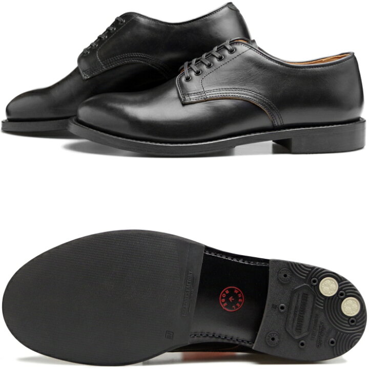 楽天市場】ウィールローブ 15075 WHEEL ROBE PLAIN TOE DERBY ブラック 