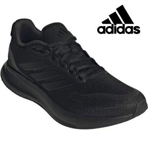 アディダス スニーカー メンズ 靴 ランニングシューズ 黒 ブラック ウォーキング スポーツ 運動 メッシュ 通気性 歩きやすい 軽い 軽量 蒸れない 疲れない おしゃれ かっこいい adidas RUNFALCON 5