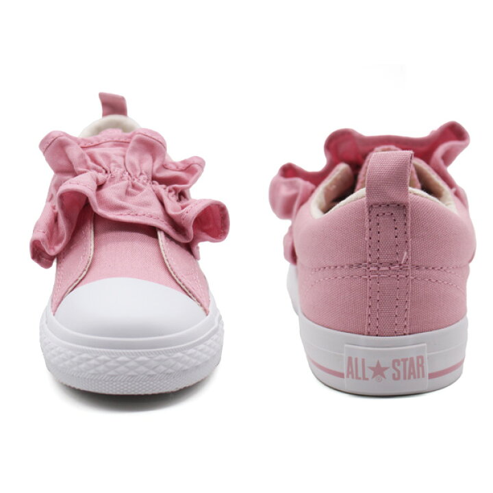 楽天市場 コンバース スニーカー キッズ ジュニア 子供 靴 スリッポン フリル ピンク チャコール Converse First Star Child All Star N Frillgoreslip Ox ファーストスター チャイルド オールスター ｎ フリルゴアスリップ オックス フットワン Footone