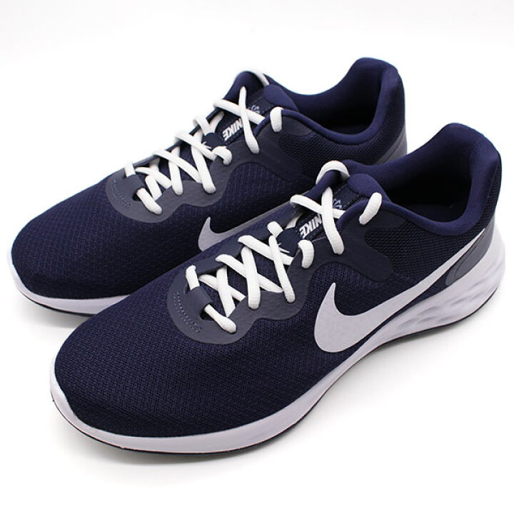 楽天市場 ナイキ スニーカー メンズ 靴 ネイビー ランニング リサイクル Nike Revolution 6 Dc3728 401 フットワン Footone
