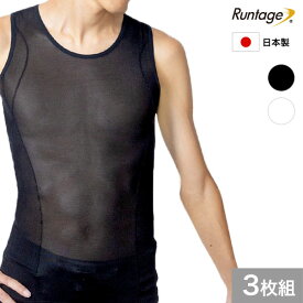 【3枚組】【日本製】SLIM MAX スリムマックス 着圧タンクトップ 着圧トップス 袖無し スポーツインナー メンズ ブラック/ホワイト S/M 加圧シャツ 着圧インナー 加圧インナー コンプレッションインナー 吸汗速乾 父の日（メール便不可）