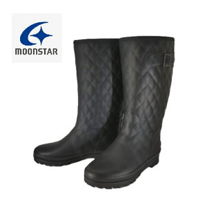 ムーンスター MFL 65 RL ブラック レディース 長靴 防寒 冬 雪 レイン ブーツ 完全防水 防滑 ゴム あたたかい スキー アウトドア キャンプ 雪道 防水 ロングブーツ スノボ