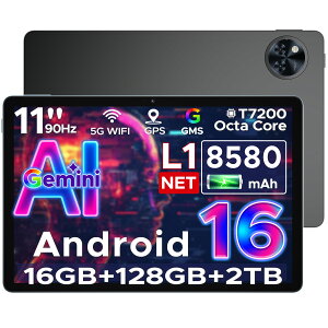 �y�}���\��50%OFF+2�{P�z���[ Android16 �^�u���b�g Anyreal U11 11�C���` 90Hz ���� 16GB RAM/128GB ROM �I�N�^�R�A �����\�^�u���b�g Widevine L1 Netflix�Ή� 8580mAh ��e�ʃo�b�e���[ 1300����f AI�J���� ��F��