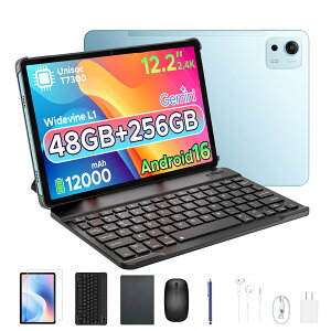 �y���Ԍ���50%OFF�zAorlym P12 Plus 12�C���`�^�u���b�g Android 16 12000mAh�Ή� 8�R�A�v���Z�b�T�[ 2.4K 120Hz�f�B�X�v���C 48GB RAM+256GB ROM/TF�J�[�h�Ή��i�ő�2TB�j 5G�EWi-Fi�Ή� 8MP+13MP�J���� AI�@�\���� ��F