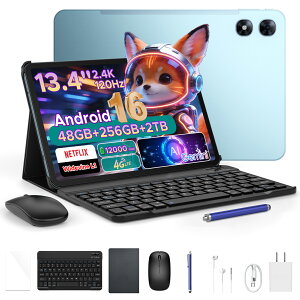 �y���ʌ���10000�~OFF�E6�_�Z�b�g�t�zAndroid16 �^�u���b�g POCKAM P13PRO 13�C���`���� SIM�t���[ 8�R�ACPU 48GB+256GB+2TB�g�� FHD+�𑜓x 120Hz 12000mAh Widevine L1 Netflix ��F�� Gemini AI�Ή� �L�[�{�[�h�E�P�[�X