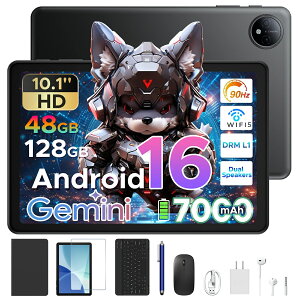 �y������4000�~�I�t 6���i�t���zAorlym P10 Android16 10�C���` �^�u���b�g Gemini AI�@�\ 48GB RAM+128GB ROM+2TB�g���� HD�𑜓x 90Hz���t���b�V�����[�g 7000mAh�o�b�e���[ Widevine L1 ��F�� �P�[�X+�L�[�{�[�h+