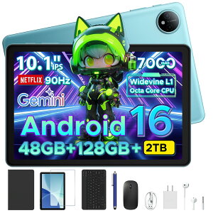 �y�Ԏ��o��50%OFF 6���i�t��&���r���[�œ��T�zAorlym P10 Android16 10�C���` �^�u���b�g Gemini AI�@�\ 48GB RAM+128GB ROM+2TB�g���� HD�𑜓x 90Hz���t���b�V�����[�g 7000mAh�o�b�e���[ Widevine L1 ��F�� �P�[�X+