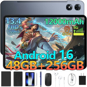 �y����10000�~�I�t 6���i�t���zAorlym P13PRO Android16 13�C���` ���ʃ^�u���b�gGemini AI�@�\ SIM�t���[8�R�ACPU48GB RAM+256GB ROM+2TB�g���� FHD+�𑜓x 120Hz�����t���b�V�� 12000mAh��e�ʃo�b�e���[ Widevine L1 