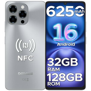 �y������6000�~�I�t�zAndroid16�X�}�z DOOGEE NOTE58 SIM�t���[ GeminiAI���� 32GB+128GB+2TB�g���Ή� 6.75�C���`���� 90Hz�����t���b�V�� 8�R�AT7250 CPU 16MP AI�J���� NFC�Ή� WidevineL1 6250mAh��e�� 5GWiFi�Ή�