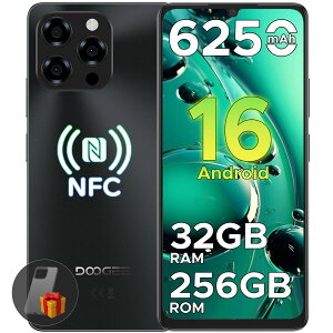 �y������7000�~�I�t�zDOOGEE NOTE58PRO Android16�X�}�z SIM�t���[ GeminiAI���� 32GB+256GB+2TB�g�� 6.75�C���`���� 90Hz 8�R�AT7250 CPU AI�J���� ��F�� �w��F�� NFC/GMS/GPS 6250mAh��e��
