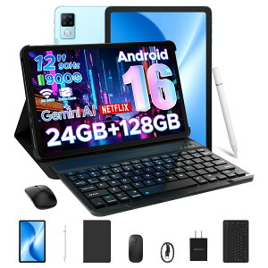 ������50%�I�t DOOGEE U12 �Z�b�g�� Android 16 �^�u���b�g 12�C���` FHD+ ���� 90Hz �I�N�^�R�A 24GB RAM+128GB ROM+2TB�g���Ή� Gemini AI�@�\ 9000mAh ��e�ʃo�b�e���[ Widevine L1 NetFlix 1080P ��F��+BT5.0+WPS+5G WI-FI
